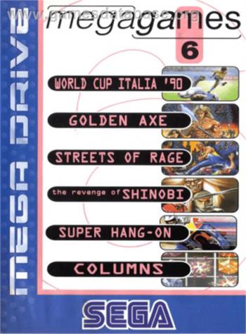 Cover Mega Games 6 for Genesis - Mega Drive